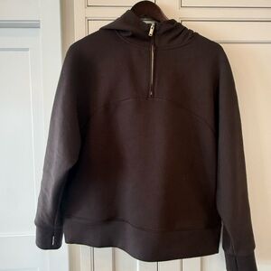 GapFit Oversized Quarter-Zip Hoodie